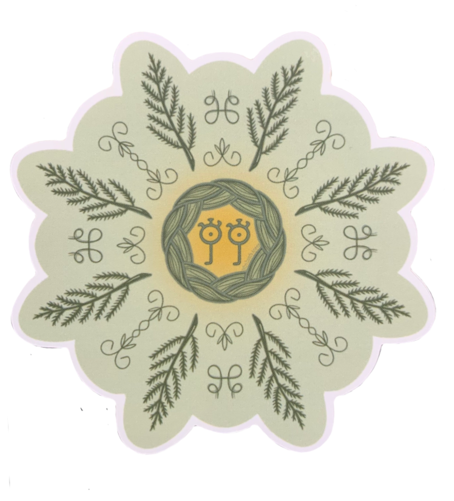 Two Spirit Cedar Sticker