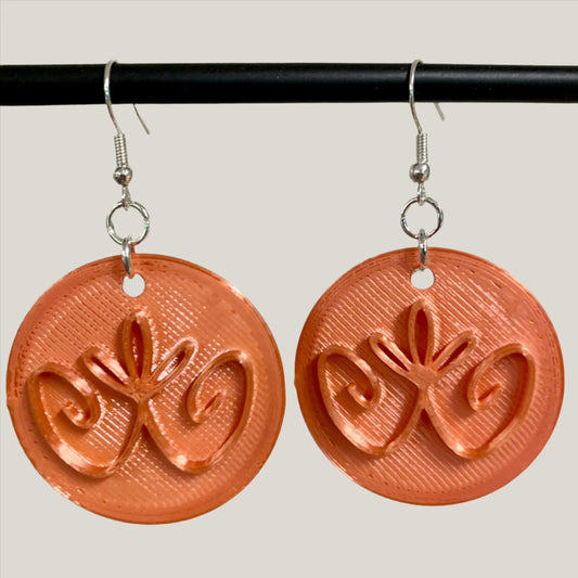 Coral Double Curve Earrings
